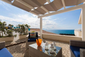 3 bedrooms appartement at Piano di Trappeto 1 m away from the beach with sea view furnished terrace and wifi